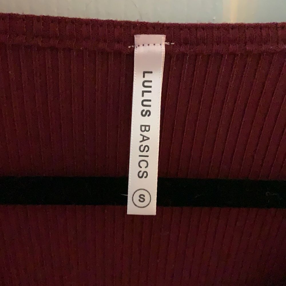 Lulus Basics Maroon Body Suite - Picture 3 of 3